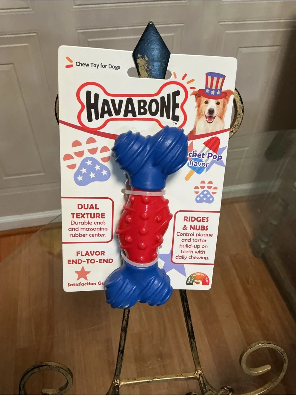 Havabone Dental Bone - Made with Bamboo Fiber and a Massaging Rubber 5.5